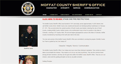 Desktop Screenshot of moffatcountysheriff.com